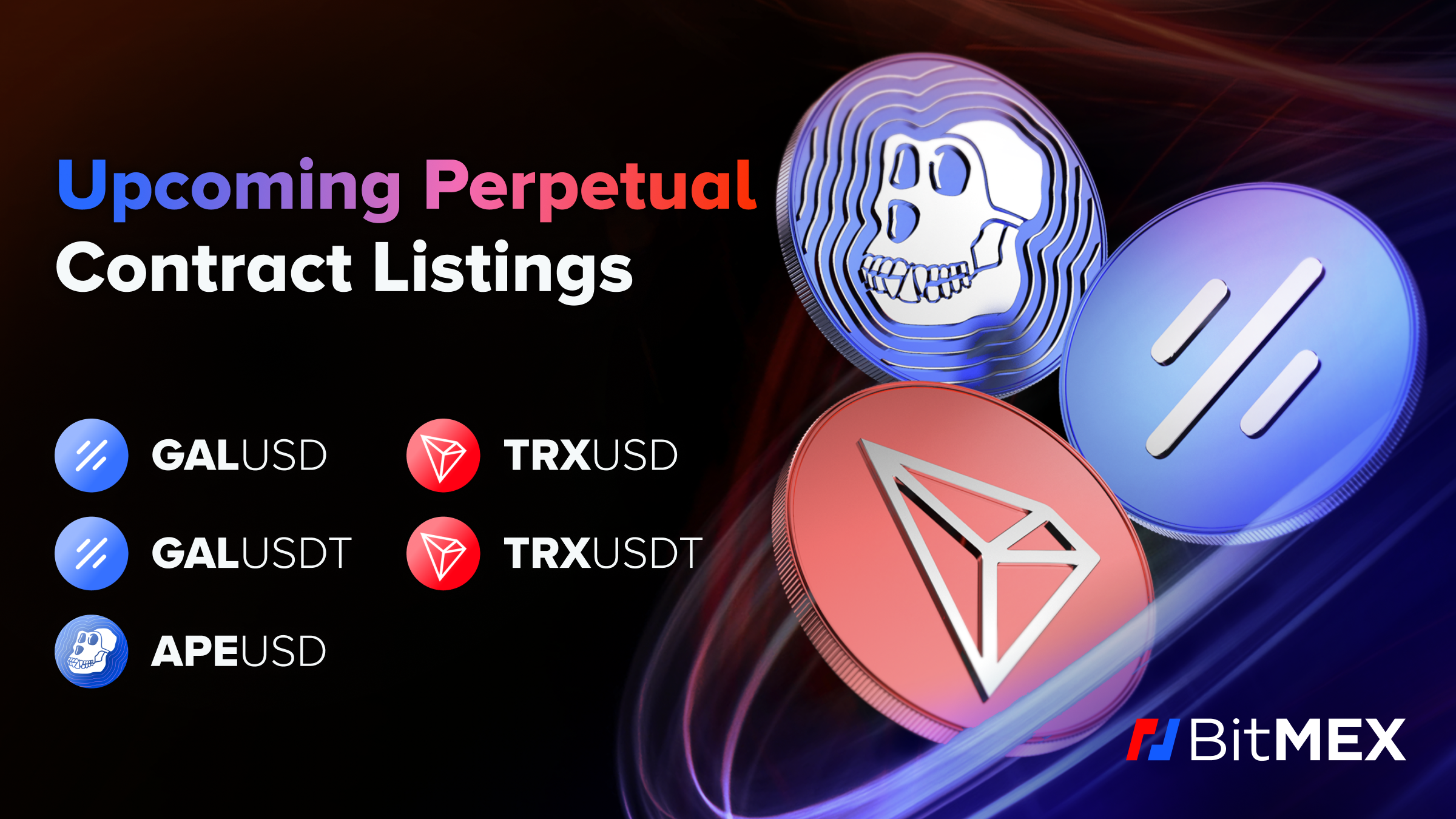 Coming Soon: Project Galaxy, Tron, and Additional ApeCoin Listings