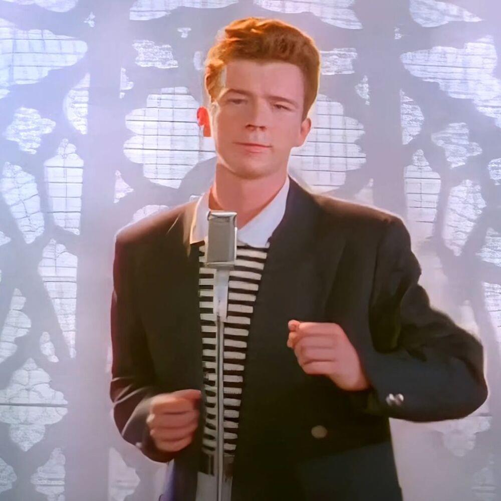 Rick Roll (Never Gonna Give You Up) Lyrics | Sticker