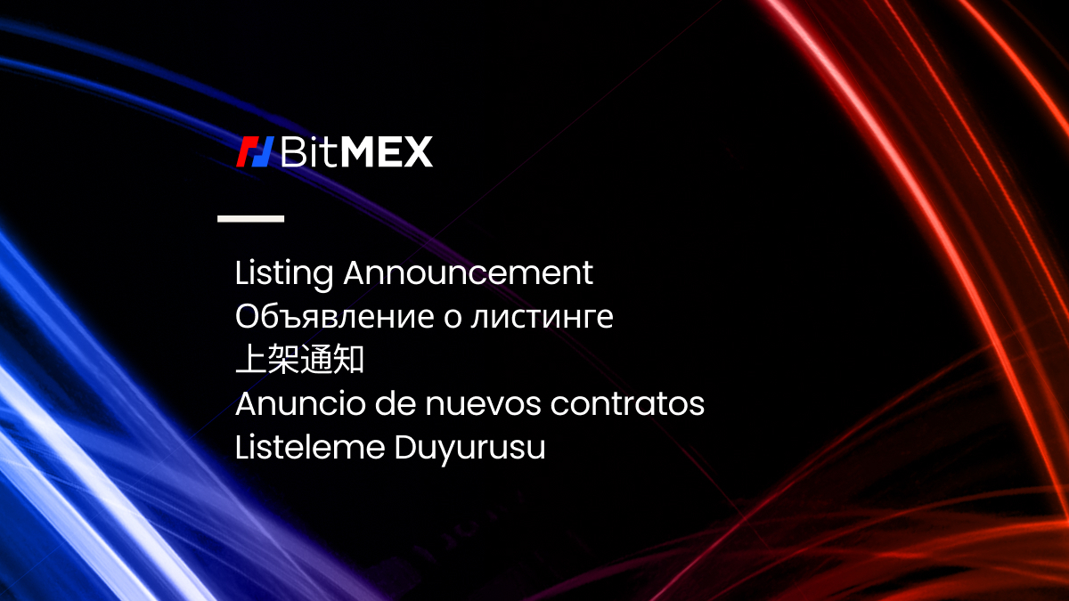 Listing announcement