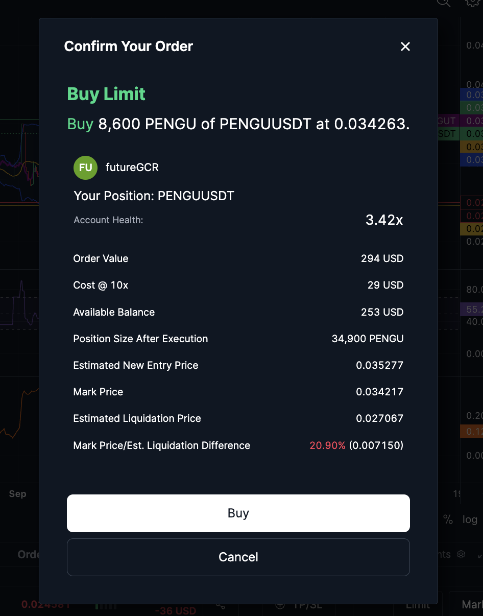 Wie man einen Handel auf BitMEX platziert image11 1